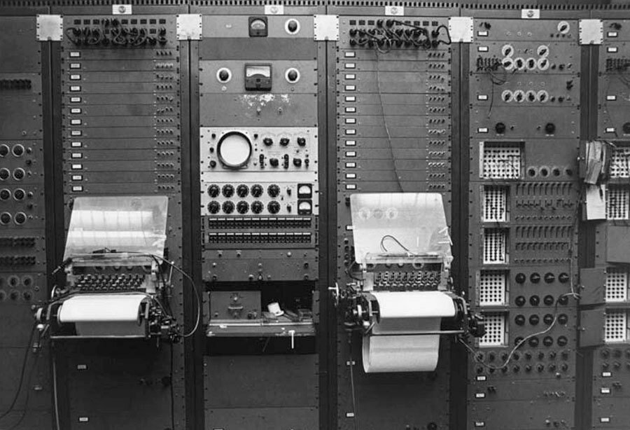 Punch paper terminals of the RCA MkII